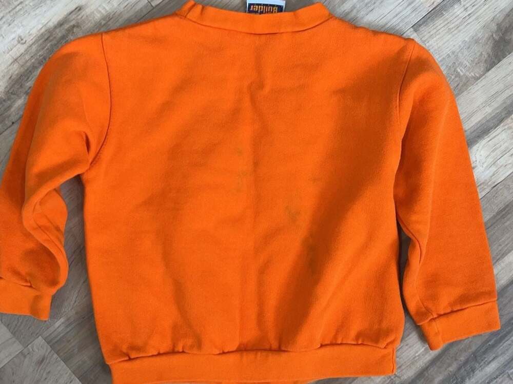 Vintage Bob the Builder Can We Fix It Sweatshirt Orange - Picture 5 of 5